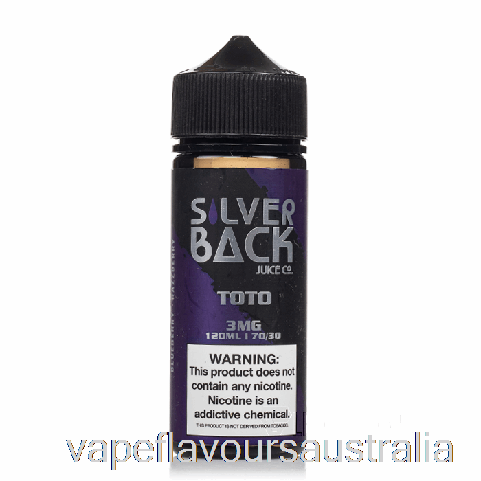 Vape Nicotine Australia Toto - Silverback Juice Co. - 120mL 0mg